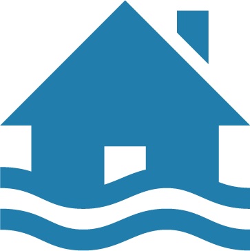 flooded home icon