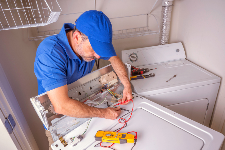 Laundry machine repairman