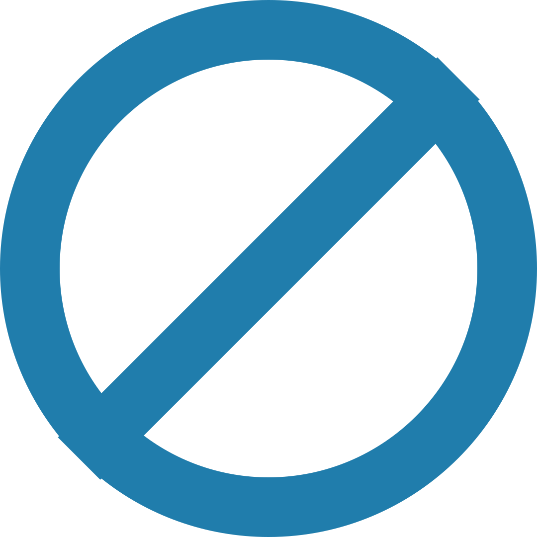 prohibited icon